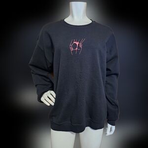 💙 66. Graphic Size Large Oversized Sweater